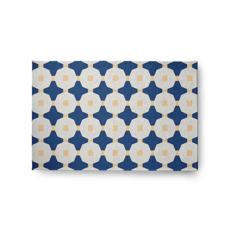 Cynamon Chenille Geometric Indoor Rug