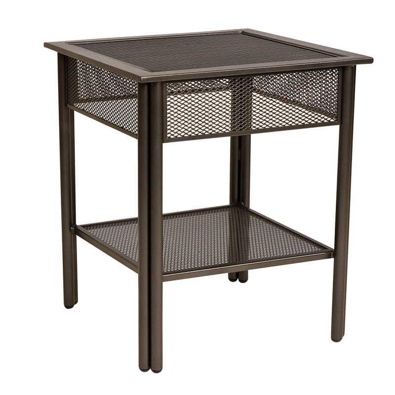 Table d'appoint - Micro Mesh, Blanc mat