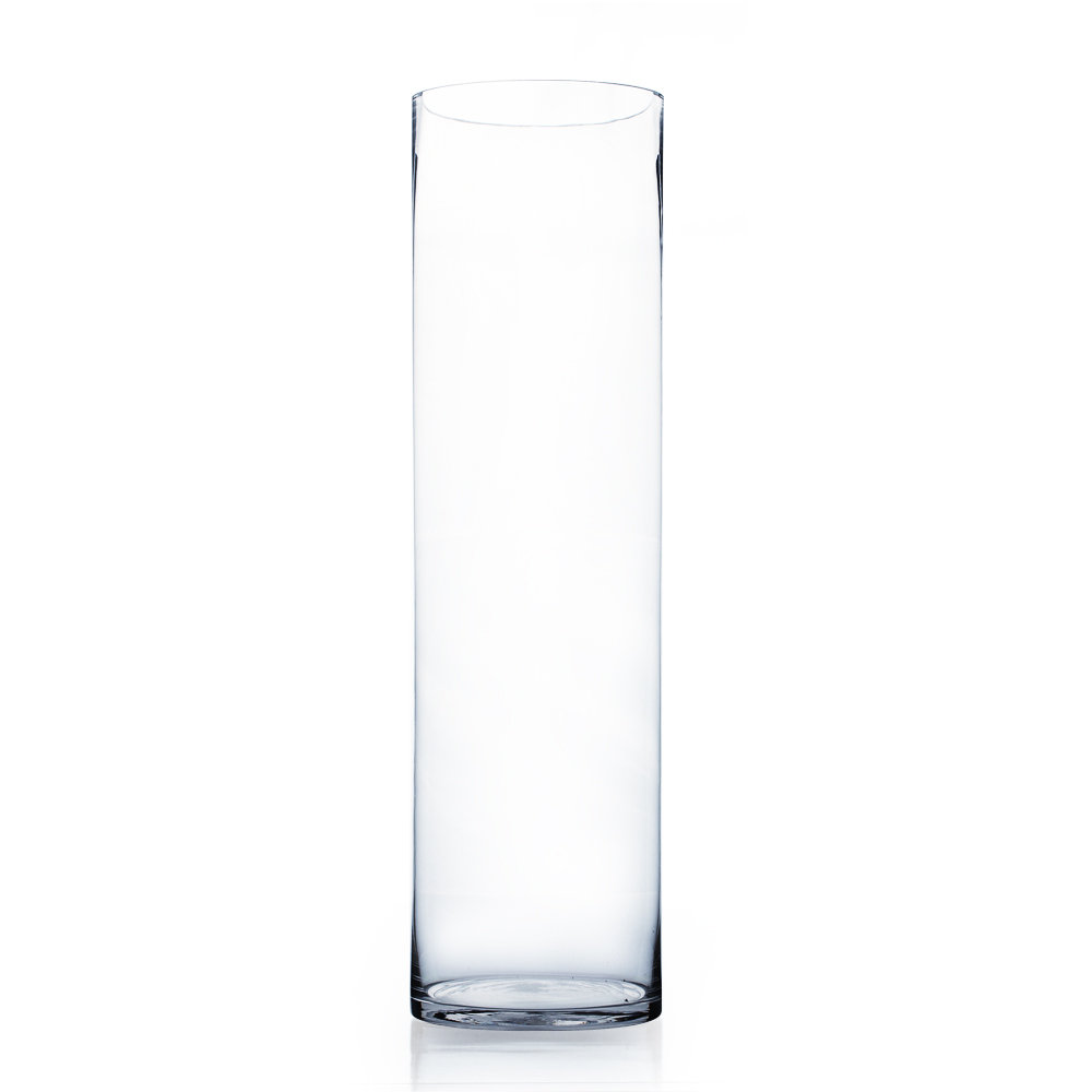 Mikaela Clear Indoor / Outdoor Glass Vase Wrought Studio™ 