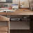 Tan Rectangular Solid Wood desks-107293695