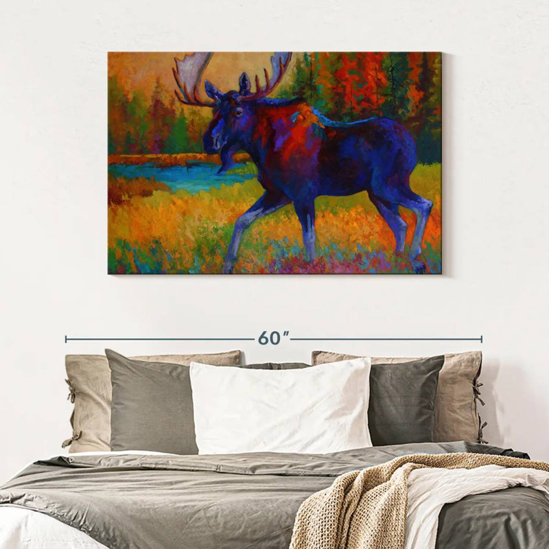Brampt Majestic Moose, 32" H x 48" W