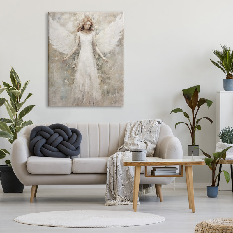 «Soft Soft Abstract Angel» par Riley B, H 48 po x l 36 po x P 1,5 po