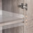 Manufactured Wood and Metal Sideboard with Adjustable Shelves 