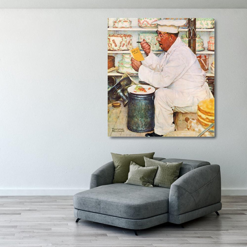 How to Diet, 31" H x 28" W