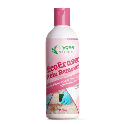Détachant naturel et anti-odeurs Hygea Ecoeraser pour tapis, tissus d'ameublement et tissus, 32 oz