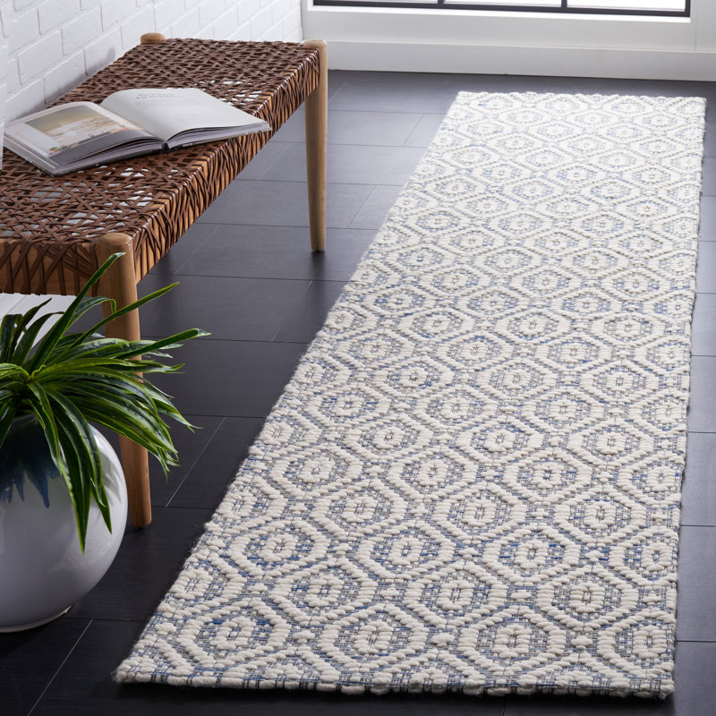 Marbella Hand Woven Performance Geometric Rug, Runner 2'3" x 9'