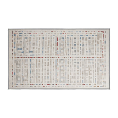 Machine Washable Gray Area Rug