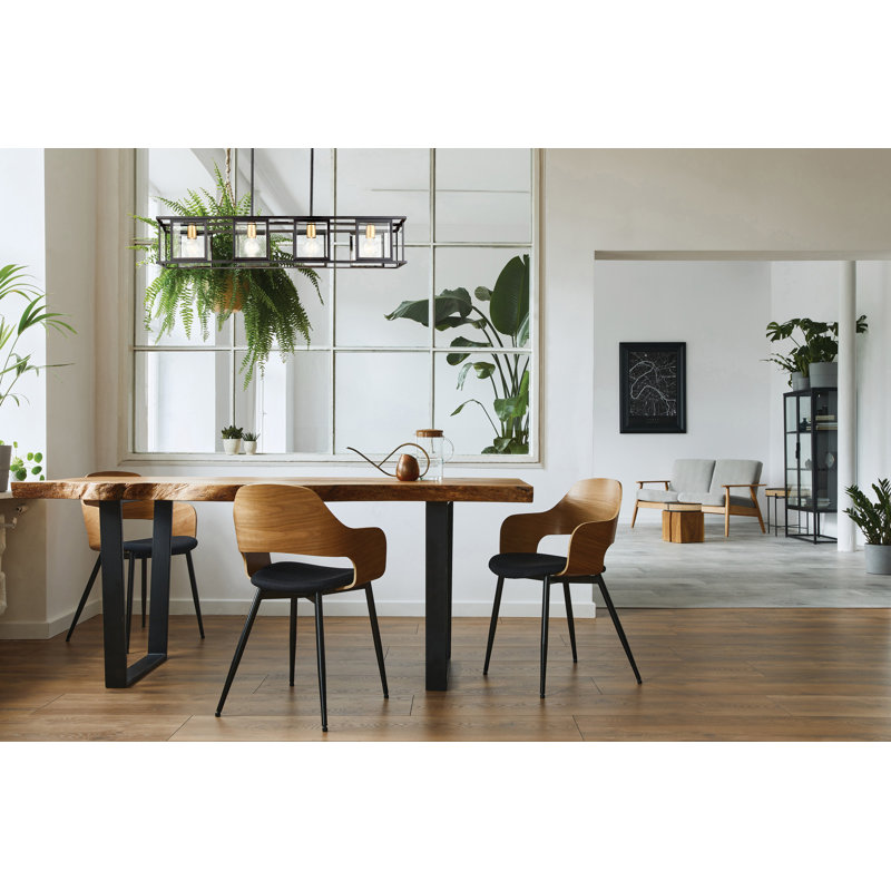 Alliona 4 - Light Black Kitchen Island Pendant