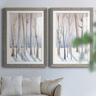 Woodland Whisper I - ensemble de 2 peintures encadrées