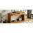 Curved Console Table With Storage And Vintage Appeal, Ideal For Entryway, Hallway, And Living Room Decor-1630318566