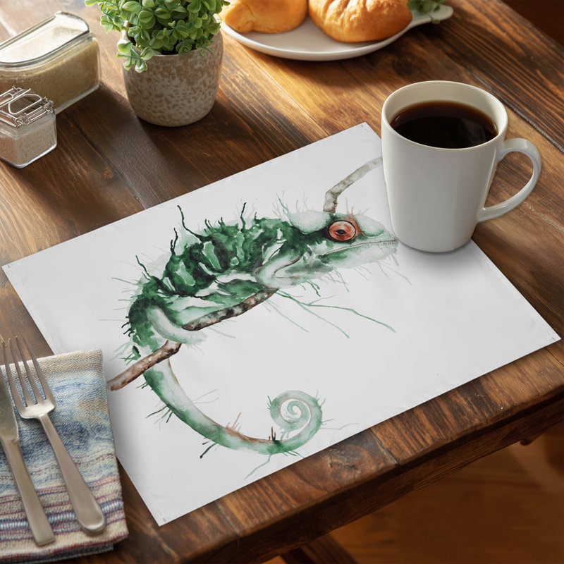 Napperon Chameleon on the Look