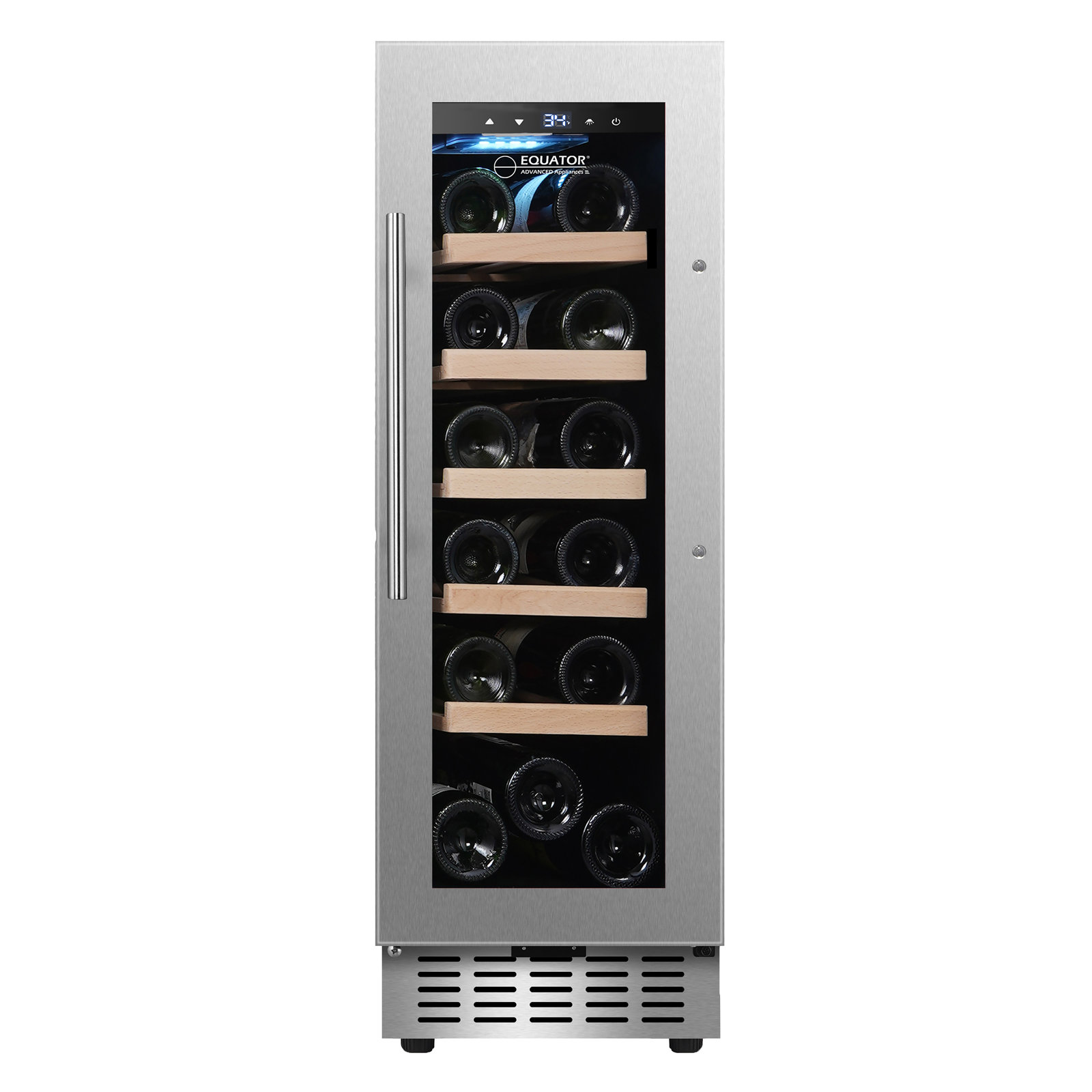 18 Bottle WINE REFRIGERATOR Freestanding/Builtin 7 Color LED 110V — FIN-0017053 | Fridge.com