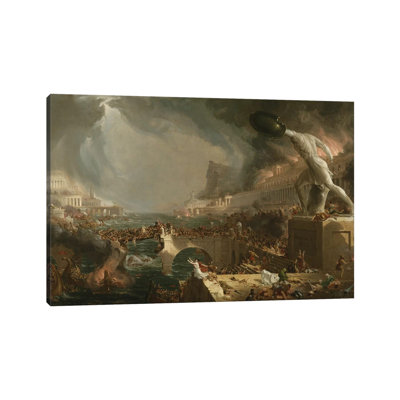 The Course of Empire: Destruction, 1836 - Giclée sur toile tendue avec châssis