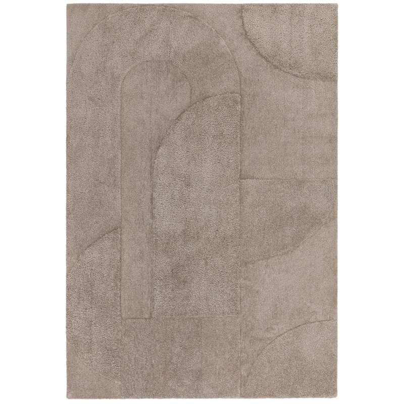 Adriel Geometric Shag Area Rug, Rectangle 200 x 290cm