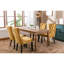 Paire de chaises de salle à manger en velours, 2, doré, Sw2001gl - Style Mid-Century moderne pour un look doré recouvert de capitonnage, rehausse votre pièce-1711290730-1711290732