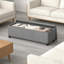 Banc de rangement, banc de rangement avec repose-pieds, banc de bout de lit-139826912