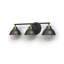 Kyoto 3 Light Seeded Dimmable Vanity Light