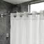 Hook 'N' Hang Polyester  Shower Curtain
