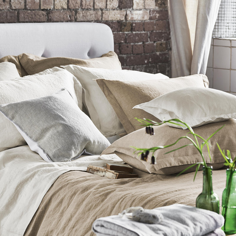Biella Birch Duvet Cover , Queen Duvet Cover