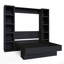 Lit escamotable Easy-Lift en grain de bois avec deux étagères-1059557241-1068038461