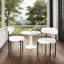 Ensemble de chaises longues de 18,5 po de style moderne (ensemble de 2)