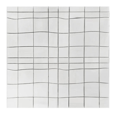 Carreau de mosaïque de plancher et de mur à jet d'eau 12 po x 12 po Dolomite (1 pied carré / pièce)