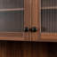 Armoire de cuisine avec tablettes coulissantes et 4 portes pour la cuisine