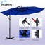 Parasols de patio en porte-à-faux 9 pi-345773456