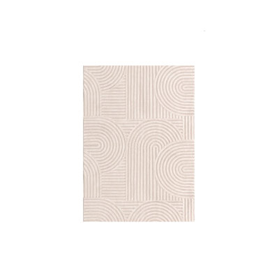 Tapis à poils longs et courts, lavable à la machine, motif géométrique abstrait, antidérapant et non pelucheux, idéal pour le salon, la chambre ou la salle à manger.