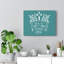 He Is Risen Teal Branches 1 Piece Wrapped Canvas Wall Art-188517257