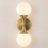 Stauton 2 - Light Dimmable Glass Bubble Wall Scone
