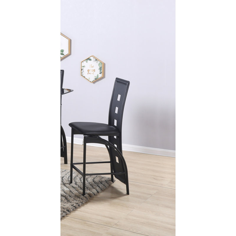 Chaise d'appoint Pendarvis, Noir, Noir