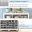 Chaussure contemporaine avec 24 compartiments - Armoire moderne élégante pour la maison blanche, élégante pour tous les utilisateurs et panneau de particules