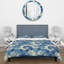 Ensemble de housse de couette Shibori Blue V-109145314