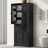 Bathroom Storage Cabinet With Doors And Drawer, Multiple Storage Space, Adjustable Shelf, Black-1269336609