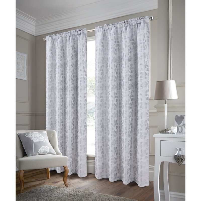 Rideau obscurcissant Jamie, Argent argent