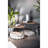 Stylish Coffee Table Set (2 Pieces), Atlantic Pine & Black, Large: 21.3 x 21.3 x 16.1 inches | Small: 17.3 x 17.3 x 13.8 inches | 100% Melamine Coated Particle Board & 100% Metal Frame | Modern Design for Living Room & Lounge
