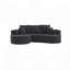 Canapé modulaire courbé en tissu 106 pièces 2 pièces 106 ", CHAISE LUNGE-345376750