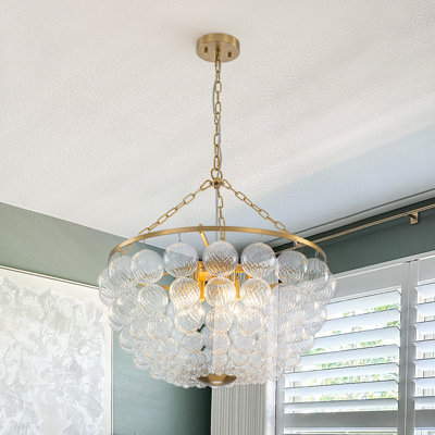 Lustre bol moderne en verre de luxe