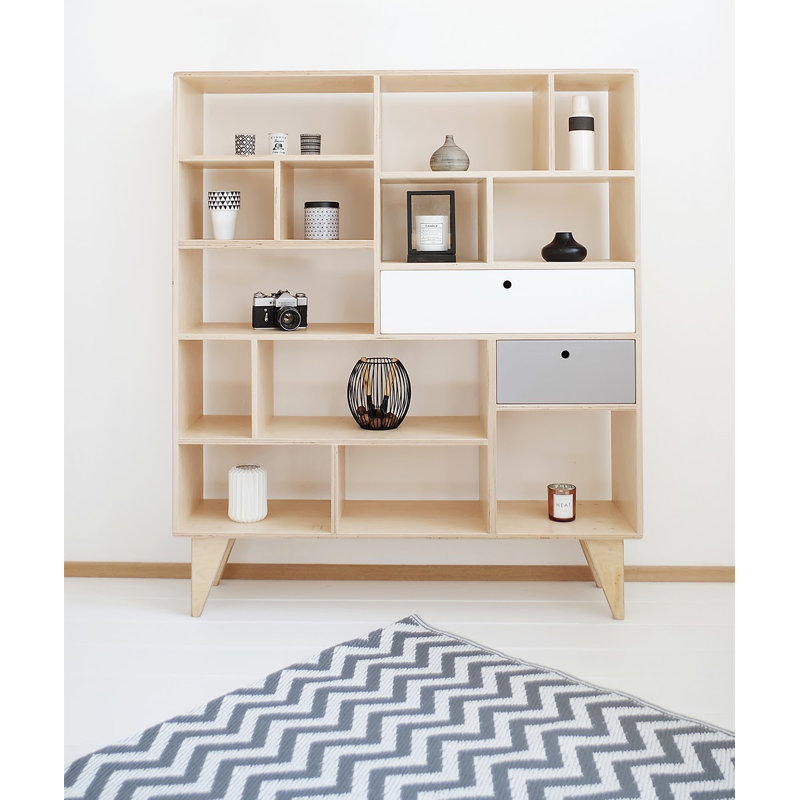 Mercer 130cm H x 110cm W Standard Bookcase