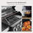 Alphamarts 4-Burner Liquid Propane Gas BBQ Grill