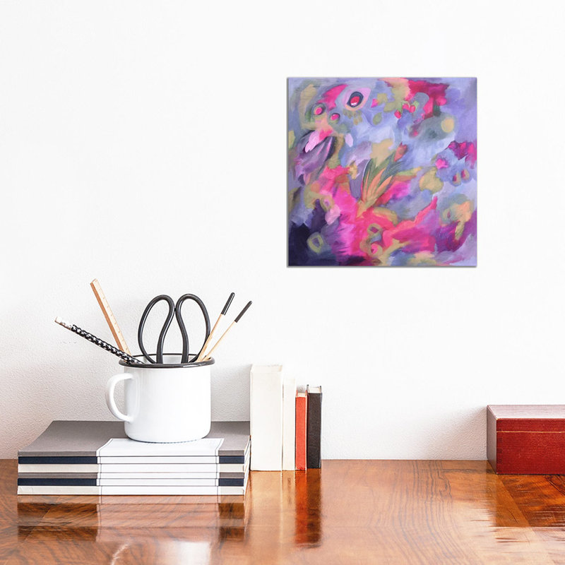 Violet Shock by Stephanie Corfee - Gallery-Wrapped Canvas Giclée on Canvas, 30.48 cm H x 30.48 cm W, Canvas