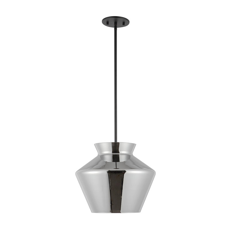 1 - Light LED Pendant, Chrome
