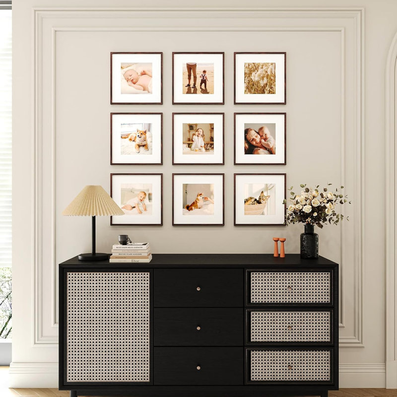 12x12 Picture Frames Set Of 9