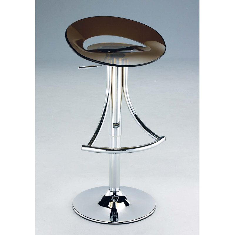 Tucker Swivel Adjustable Height Counter Stool, Smoke