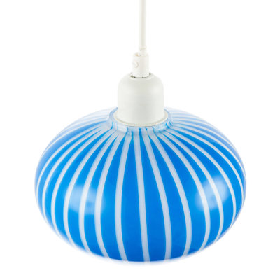 16cm H Glass Round Lamp Shade ( Slip-On )
