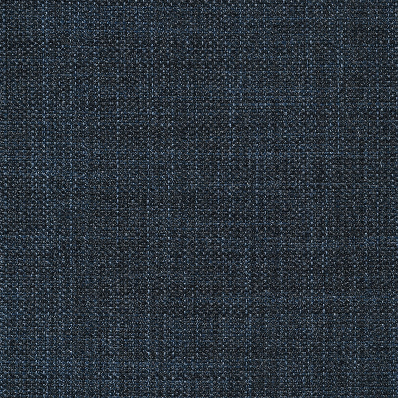 Navy Upholstered Queen Panel Bed