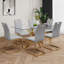 Table de salle à manger moderne avec siège rembourré en polyuréthane Chaise de salle à manger Chaise rembourrée avec pieds-1342973713-1342973712-1342973933