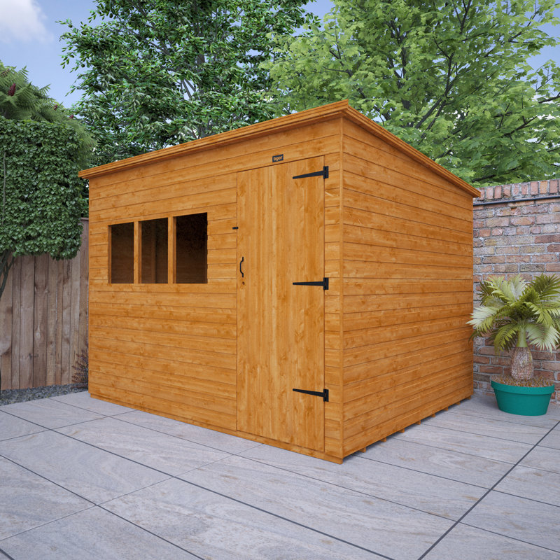 10x8w Tiger Shiplap Extra High Pent