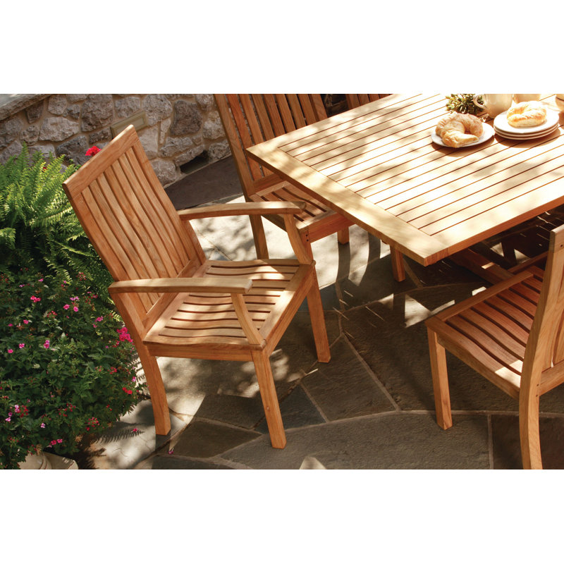 Monterey Teak Outdoor Dining Armchair